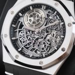 Audemars Piguet Royal Oak Jumbo 16204BC.OO.1240BC.01 (2025) - Transparant wijzerplaat 39mm Witgoud (4/8)