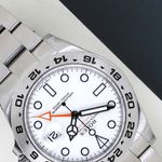 Rolex Explorer II 216570 (2020) - Wit wijzerplaat 42mm Staal (3/7)