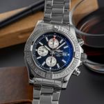 Breitling Super Avenger II A13371 (2017) - Black dial 48 mm Steel case (3/8)