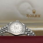Rolex Lady-Datejust 69174 (1997) - Zilver wijzerplaat 26mm Staal (3/8)