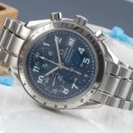 Omega Speedmaster Date 3513.82.00 (1999) - Blue dial 39 mm Steel case (2/8)