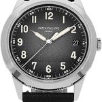 Patek Philippe Calatrava 5226G-001 (2022) - Grey dial 40 mm White Gold case (2/5)