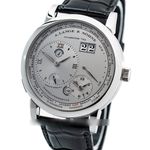 A. Lange & Söhne Lange 1 116.025 (2005) - Silver dial 42 mm Platinum case (1/5)