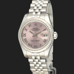 Rolex Lady-Datejust 179174 (2016) - Pink dial 26 mm Steel case (1/8)