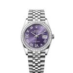 Rolex Datejust 36 126284RBR (2024) - Paars wijzerplaat 36mm Staal (1/1)