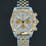 Breitling Chronomat 41 CB014012G713378C (2020) - Silver dial 41 mm Gold/Steel case (3/6)
