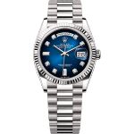 Rolex Day-Date 36 128239 (2025) - Blauw wijzerplaat 36mm Witgoud (1/1)