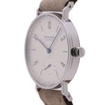 NOMOS Tangente 33 123 (2025) - Wit wijzerplaat 33mm Staal (4/7)
