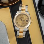 Rolex Datejust 31 178243 (2007) - Champagne wijzerplaat 31mm Goud/Staal (1/8)