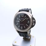 Panerai Luminor Marina PAM00118 (2004) - Bruin wijzerplaat 44mm Titanium (3/8)