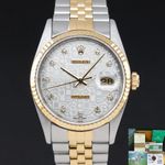 Rolex Datejust 36 16233 (1993) - Silver dial 36 mm Gold/Steel case (1/4)