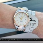 Omega Seamaster Aqua Terra 2303.30 (2010) - White dial 39 mm Gold/Steel case (2/8)