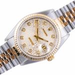 Rolex Datejust 36 16233 (1993) - Beige dial 36 mm Gold/Steel case (1/8)