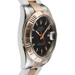 Rolex Datejust Turn-O-Graph 116261 (Onbekend (willekeurig serienummer)) - Zwart wijzerplaat 36mm Goud/Staal (7/8)