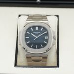Patek Philippe Nautilus 5811 (2024) - Blue dial 41 mm White Gold case (1/8)