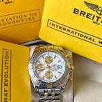 Breitling Chronomat Evolution B13356 (2007) - Pearl dial 44 mm Steel case (7/7)