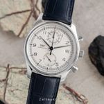 IWC Portuguese Chronograph IW390403 (Unknown (random serial)) - Silver dial 42 mm Steel case (1/8)