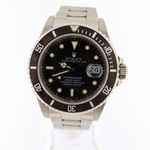 Rolex Submariner Date 16610 (1992) - Zwart wijzerplaat 40mm Staal (1/6)