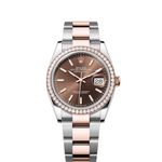 Rolex Datejust 36 126281RBR (2024) - Brown dial 36 mm Gold/Steel case (1/1)