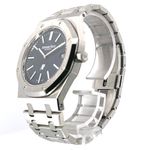 Audemars Piguet Royal Oak Jumbo 15202ST.OO.1240ST.01.A (2021) - Blauw wijzerplaat 39mm Staal (2/7)