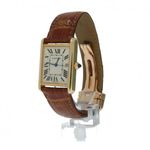 Cartier Tank Louis Cartier W1529756 (Unknown (random serial)) - White dial 25 mm Yellow Gold case (2/5)