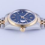 Rolex Datejust 36 16233 (1996) - Blue dial 36 mm Gold/Steel case (5/7)