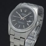 Rolex Oyster Perpetual Date 15200 (1998) - Black dial 34 mm Steel case (6/7)