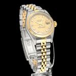Rolex Lady-Datejust 79173G (2000) - Champagne dial 26 mm Gold/Steel case (3/8)