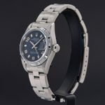 Rolex Oyster Perpetual Lady Date 69190 (1999) - Blauw wijzerplaat 26mm Staal (4/8)