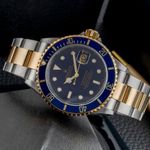 Rolex Submariner Date 16613 BLACK TIFFANY TRITIUM (Unknown (random serial)) - Blue dial 40 mm Steel case (2/8)