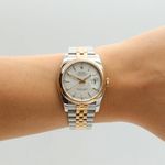 Rolex Datejust 36 116203 (Unknown (random serial)) - Silver dial 36 mm Gold/Steel case (6/8)