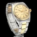 Rolex Datejust 1601 (1971) - Champagne wijzerplaat 36mm Staal (4/8)