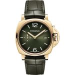 Panerai Luminor Due PAM01423 (2024) - Groen wijzerplaat 42mm Geelgoud (1/1)