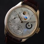 IWC Portuguese Perpetual Calendar IW502106 (2005) - Zilver wijzerplaat 44mm Geelgoud (5/6)