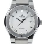 Hublot Classic Fusion 548.NX.2610.NX (2020) - White dial 42 mm Titanium case (8/8)