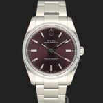 Rolex Oyster Perpetual 34 114200 (2016) - Paars wijzerplaat 34mm Staal (2/8)