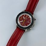 Omega Speedmaster Reduced 3510.61.00 (Onbekend (willekeurig serienummer)) - Rood wijzerplaat 39mm Staal (5/8)