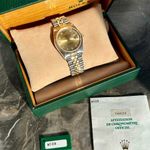 Rolex Datejust 36 16233 (1995) - Gold dial 36 mm Gold/Steel case (4/8)