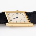 Cartier Tank Unknown (Onbekend (willekeurig serienummer)) - Wit wijzerplaat 33mm Geelgoud (7/8)