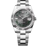 Rolex Datejust 41 126334 (Onbekend (willekeurig serienummer)) - Grijs wijzerplaat 41mm Staal (2/8)