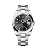 Rolex Datejust 41 126300 (2023) - Zwart wijzerplaat 41mm Staal (1/8)