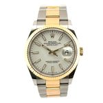 Rolex Datejust 36 126233 (2021) - Wit wijzerplaat 36mm Staal (1/7)