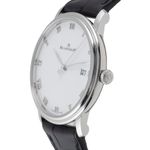 Blancpain Villeret Ultra-Slim 6224-1127-55B (Unknown (random serial)) - White dial 39 mm Steel case (6/8)