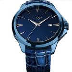 Artya Unknown Blue Enamel (Onbekend (willekeurig serienummer)) - Blauw wijzerplaat 44mm Staal (1/1)