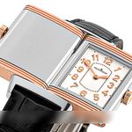 Jaeger-LeCoultre Grande Reverso Lady Ultra Thin Duetto Duo Q3204422 (2014) - Zilver wijzerplaat 24mm Goud/Staal (2/4)