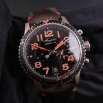 Breguet Type XX - XXI - XXII 3815TI/HO/3ZU (2022) - Black dial 42 mm Titanium case (1/8)