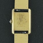 Cartier Tank 2415 (1990) - Champagne dial 20 mm Gold/Steel case (3/8)