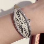 Cartier Baignoire WJBA0006 (2025) - Silver dial 47 mm Rose Gold case (1/4)