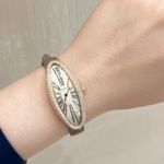 Cartier Baignoire WJBA0006 (2025) - Silver dial 47 mm Rose Gold case (2/4)