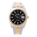 Rolex Datejust 41 126333 (2021) - Zwart wijzerplaat 41mm Goud/Staal (1/4)